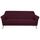 SONATA Canapé droit fixe 3 places - Tissu bordeaux