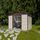 Abri de jardin metal galvanise
