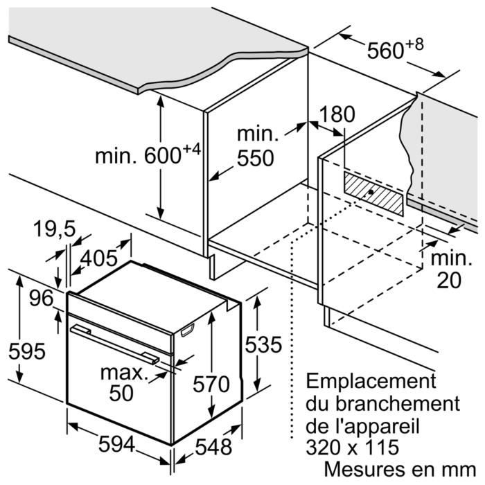  HBA573BV0 - Four électrique encastrable1