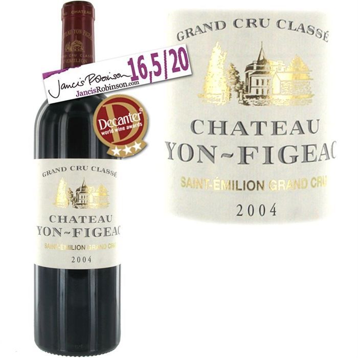 Château Yon Figeac 2004   Achat / Vente VIN ROUGE Château Yon Figeac