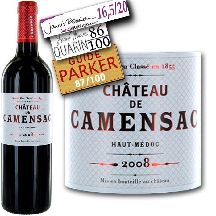 2008   Achat / Vente VIN ROUGE Château Camensac 2008