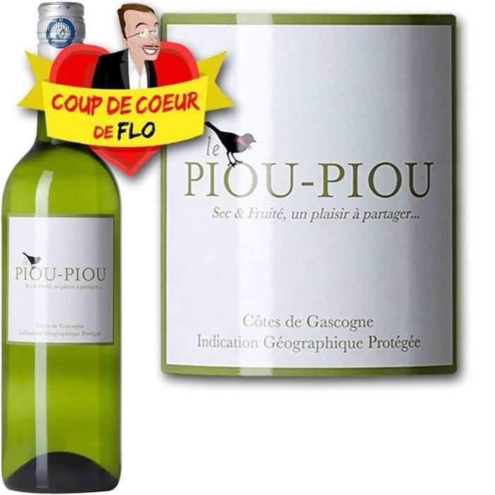 Piou Piou des Vignes Blanc Sec Gascogne 2011   Achat / Vente VIN BLANC