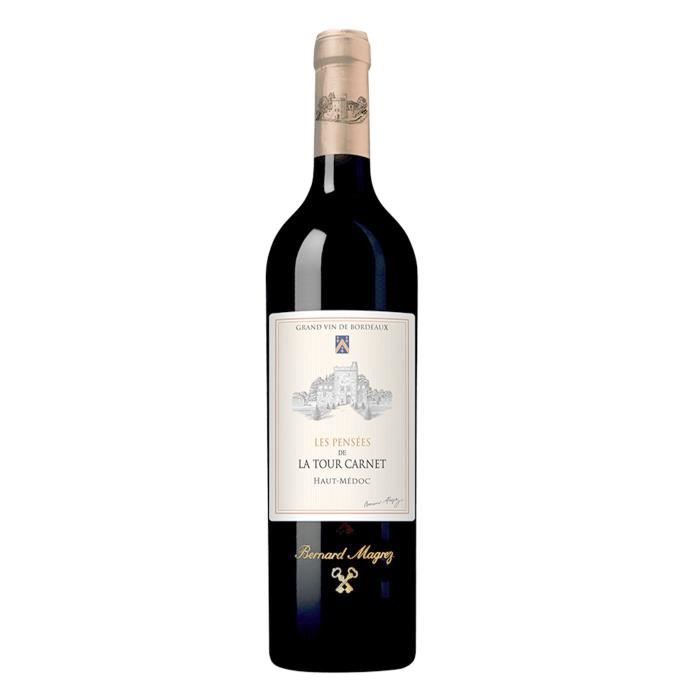 Les Pensées De La Tour Carnet 2015 Haut Médoc Vin Rouge De Bordeaux - 