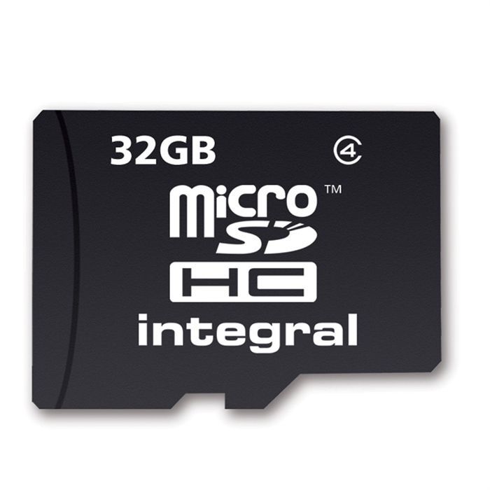 Integral carte MicroSD 32 Go classe 4  Achat carte mémoire pas cher, avis et meilleur prix 