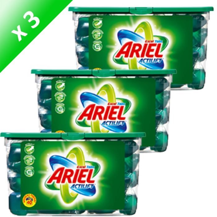 ARIEL Actilift Classique 40 Écodoses x3   Achat / Vente LESSIVE ARIEL