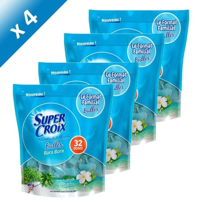 SUPER CROIX Secrets dAilleurs Bora 32 capsules x4   Achat / Vente