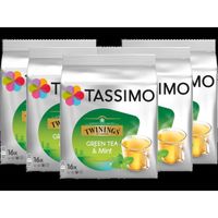 THÉ TASSIMO TWININGS Thé Vert 8 T-discs 20g (x5) THÉ TASSIMO TWININGS Thé Vert 8 T-discs 20g (x5)