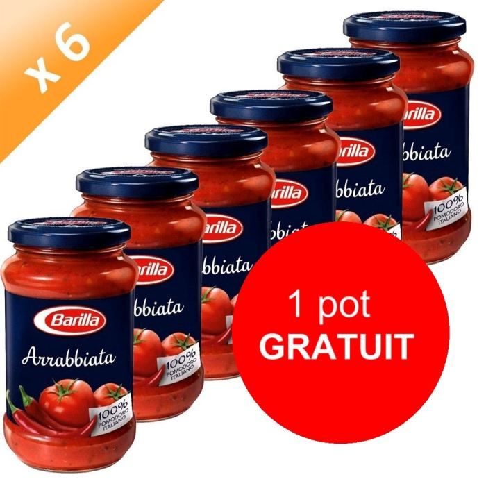 BARILLA Sauce Arrabbiata 400g (x6) Achat / Vente sauce chaude PCB6
