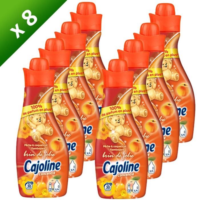 de folie   Pêche & Coquelicot flamboyant 750 ml   Soit 216 lavages