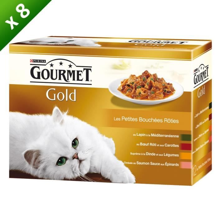 GOURMET GOLD BOUCH.ROTIES 12X85G   Achat / Vente REPAS POUR ANIMAUX