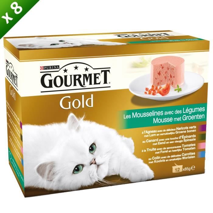 GOURMET Gold Pâtée x8   Achat / Vente REPAS GOURMET Gold Pâtée x8