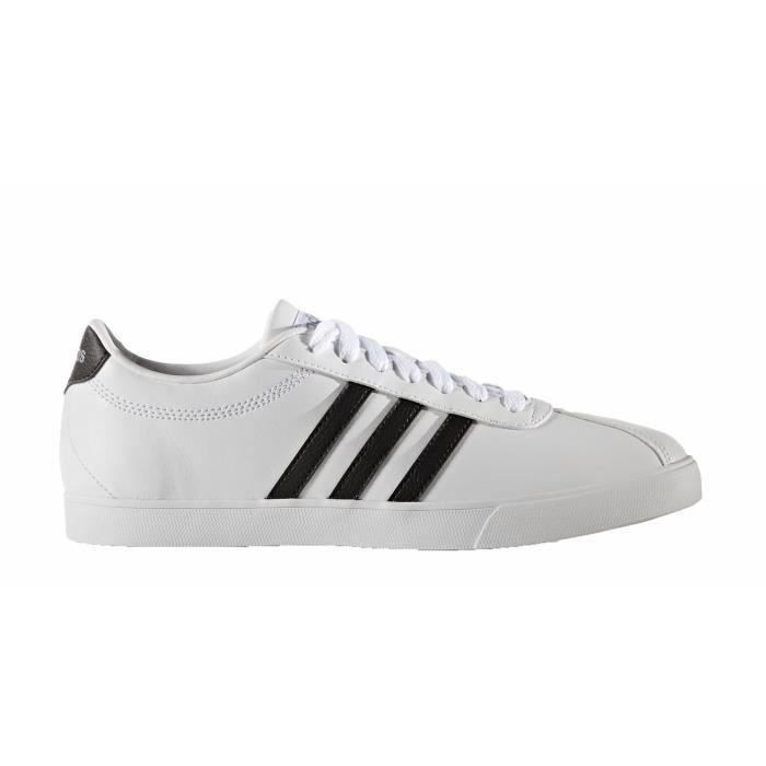 ADIDAS NEO Baskets Courtset Femme Blanc et noir - Achat ... ADIDAS NEO Baskets Courtset Femme Blanc et noir - Achat ...