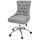 ALERIA Fauteuil de bureau - Tissu gris clair - L 5