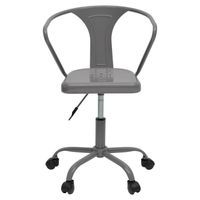 CHAISE DE BUREAU COMETE Chaise de bureau - Métal gris anthracite br CHAISE DE BUREAU COMETE Chaise de bureau - Métal gris anthracite br