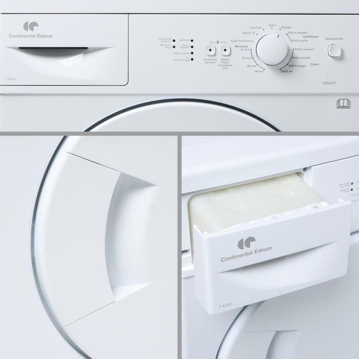  CESLCE7 - Sèche-linge - 7 kg - Condensation1