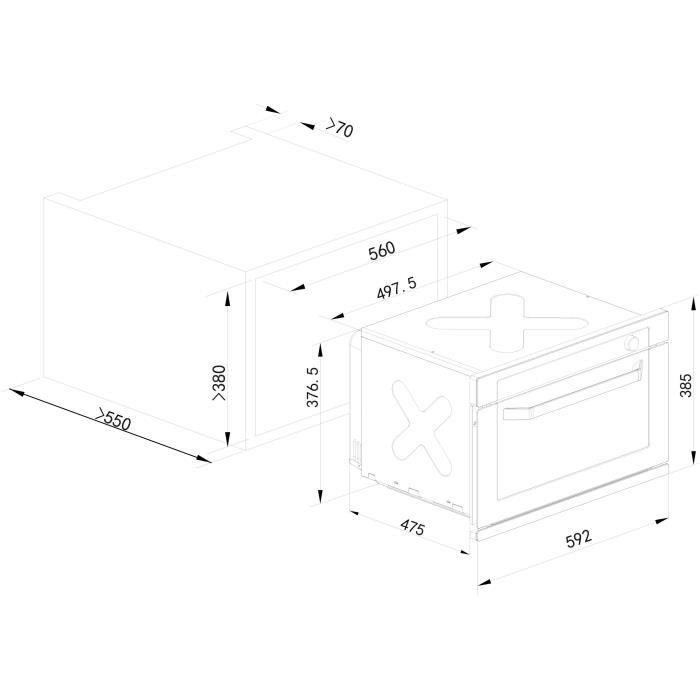  CEMO34CEB - Micro-ondes combiné 34L - 9004