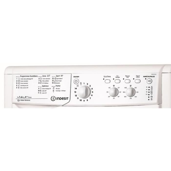  IWC 61052 C FR - Lave-linge frontal - 6 kg -2