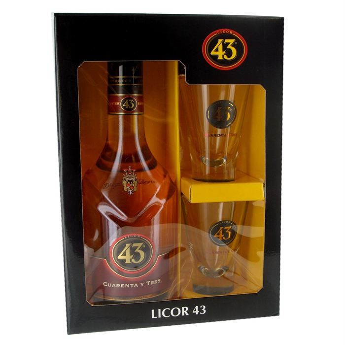 Coffret Liqueur Licor 43 70cl   43 ingrédients tenus secrets