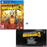 JEU PS4 NOUVEAUTÉ Pack Borderlands 3 Super Deluxe Jeu PS4 + Coffret JEU PS4 NOUVEAUTÉ Pack Borderlands 3 Super Deluxe Jeu PS4 + Coffret