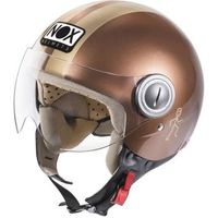 CASQUE MOTO SCOOTER NOX N210 Casque Jet Chocolat Or CASQUE MOTO SCOOTER NOX N210 Casque Jet Chocolat Or