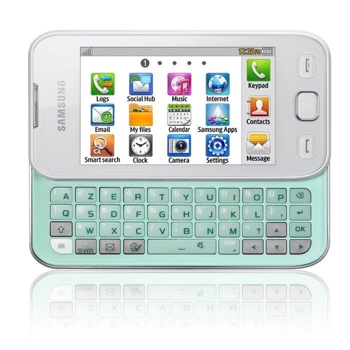 SAMSUNG S5330 WAVE 533 Blanc AZERTY   Achat / Vente SMARTPHONE SAMSUNG