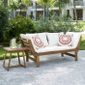 Finlandek Banquette De Jardin 2 Places Convertible En Acacia