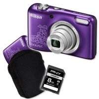 PACK APPAREIL COMPACT NIKON L29 Compact Violet + Etui + SD 8 Go PACK APPAREIL COMPACT NIKON L29 Compact Violet + Etui + SD 8 Go