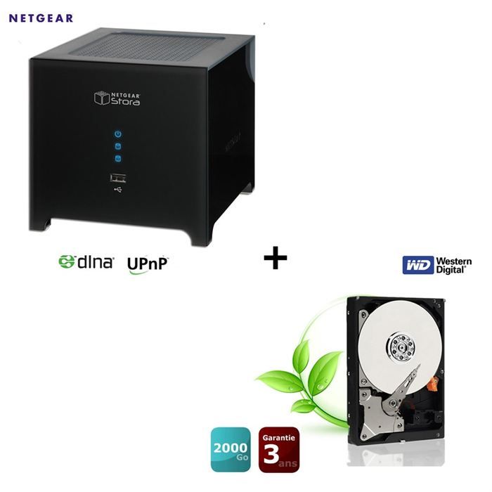 Netgear Stora MS2000 + WD Green 2To 64Mo 3.5   Achat / Vente SERVEUR