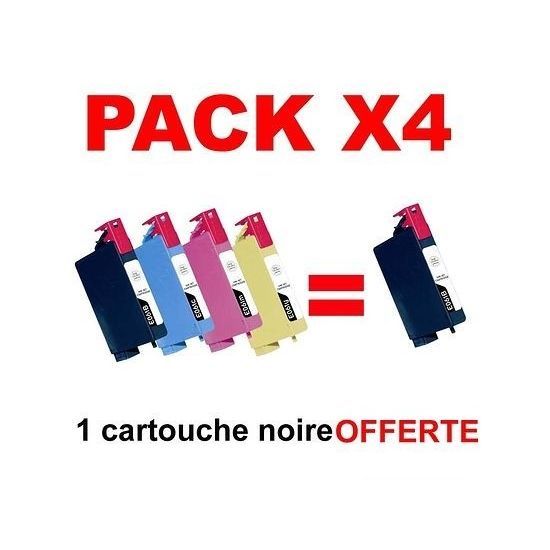 CARTOUCHE IMPRIMANTE Pack de 5 cartouches dencre compatible Epson