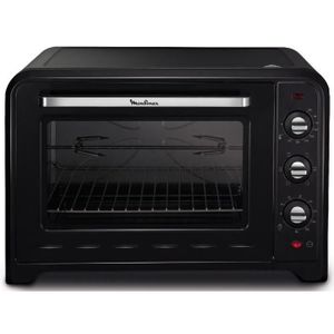 MOULINEX YY2917FB - Mini four grill - 60L - 2200 W - Grill 1200 W - Chaleur tournante - Noir MOULINEX YY2917FB - Mini four grill - 60L - 2200 W - Grill 1200 W - Chaleur tournante - Noir
