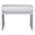 SLIDE Console style contemporain blanc brillant -