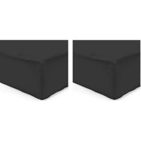 DRAP HOUSSE VISION Pack de 2 Draps Housse 100% coton 180x200 c DRAP HOUSSE VISION Pack de 2 Draps Housse 100% coton 180x200 c