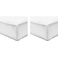 DRAP HOUSSE VISION Pack de 2 Draps Housse 100% coton 180x200 c DRAP HOUSSE VISION Pack de 2 Draps Housse 100% coton 180x200 c
