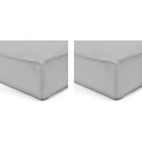 DRAP HOUSSE VISION Pack de 2 Draps Housse 100% coton 200x200 c DRAP HOUSSE VISION Pack de 2 Draps Housse 100% coton 200x200 c