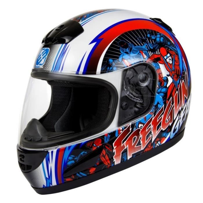 Freegun Integral Kid Hero Achat Vente Casque Moto Scooter