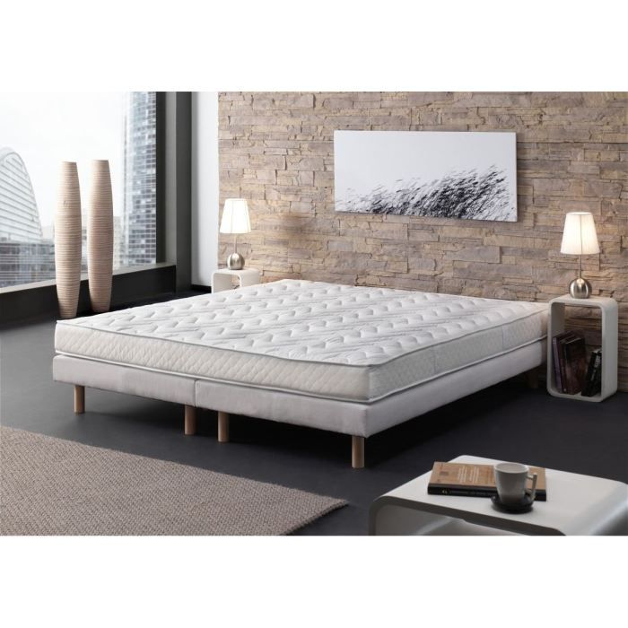 Matelas 180x200cm couchage Mémoire 3cm MEMOSOFT   Achat / Vente