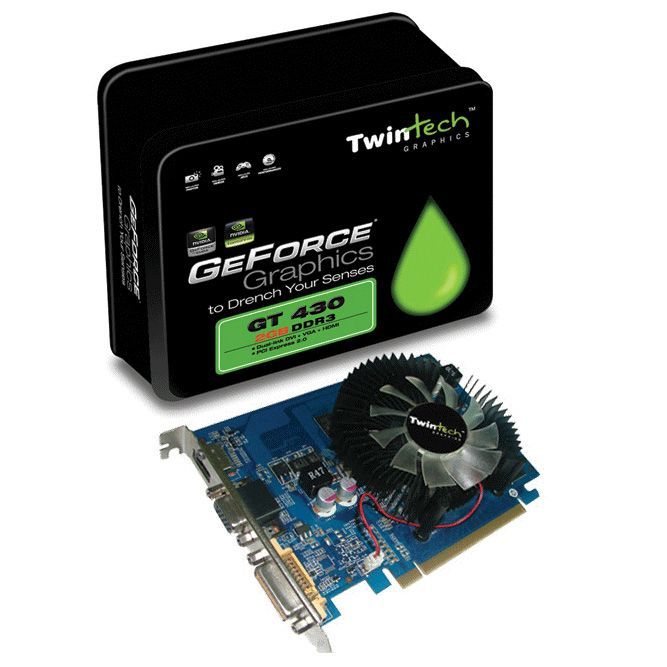 GT 430 2Go DDR3 (LP)   Achat / Vente CARTE GRAPHIQUE Twintech GT 430