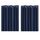 Paire rideaux occultants oeillets 140x260 MARINE