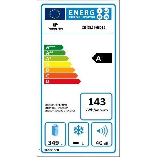 Continental edisson 1DL349BDS2 - Réfrigérateur2