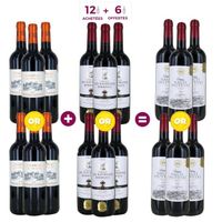VIN ROUGE 12 = 18 Pack Bordeaux Médaillé d'Or - Vin rouge de VIN ROUGE 12 = 18 Pack Bordeaux Médaillé d'Or - Vin rouge de