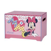 COFFRE À JOUETS MINNIE Coffre à Jouets en bois COFFRE À JOUETS MINNIE Coffre à Jouets en bois