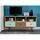 COLETTE Meuble TV scandinave pieds en métal laqué