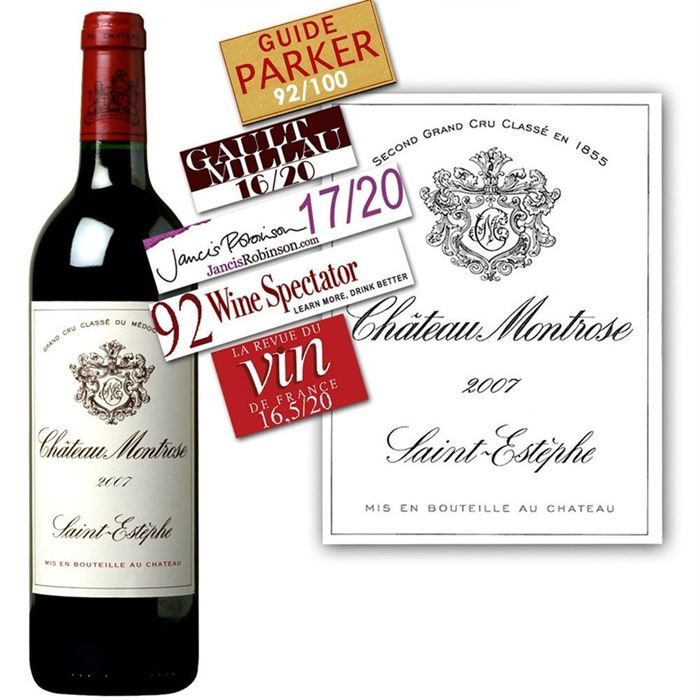 2007   Achat / Vente VIN ROUGE Château Montrose 2007