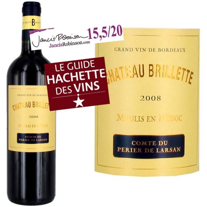 2008   Achat / Vente VIN ROUGE Château Brillette 2008