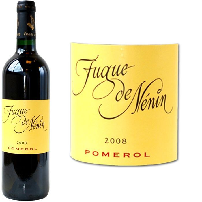 de Nénin Pomerol 2008   Achat / Vente VIN ROUGE Fugue de Nénin 2008