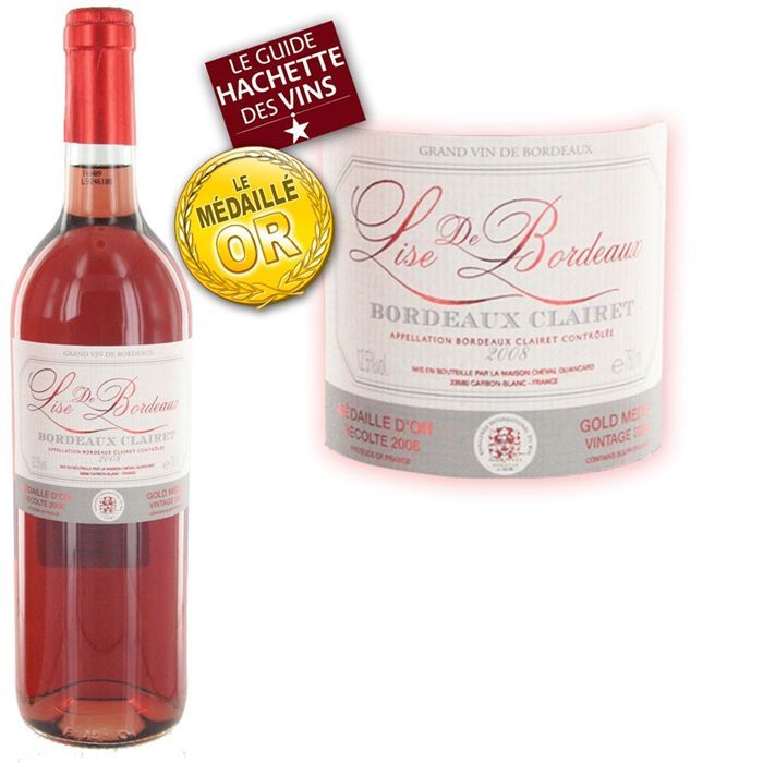 Lise de Bordeaux 2008   Achat / Vente VIN ROSE Lise de Bordeaux 2008