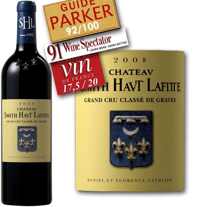 Château Smith Haut Lafitte Pessac Léognan 2008   Achat / Vente VIN