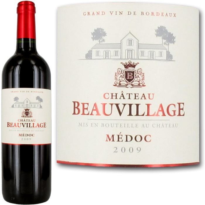 2009   Achat / Vente VIN ROUGE Château Beauvillage 2009  