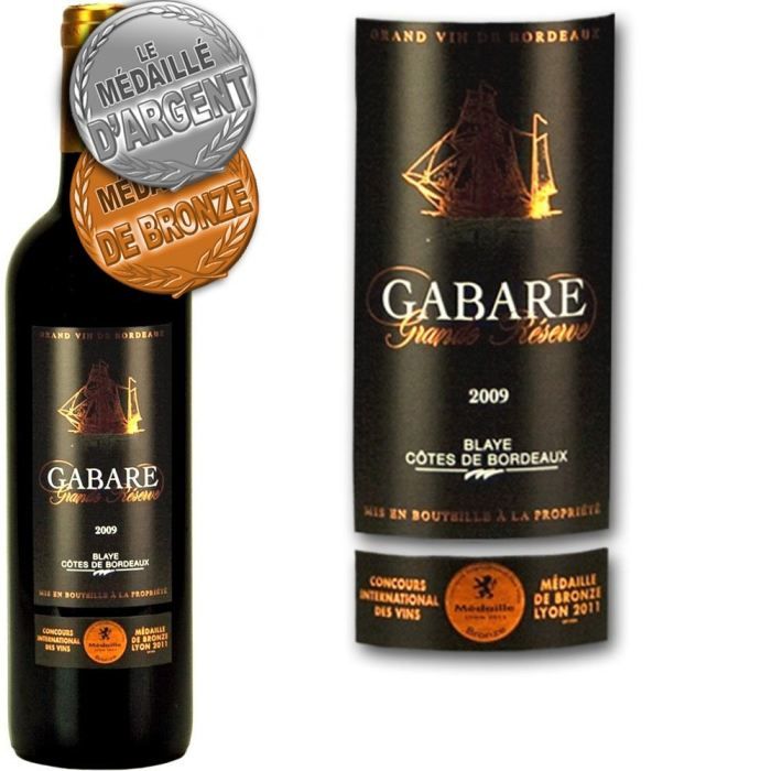 2009   Achat / Vente VIN ROUGE Gabare Grande Réserve 2009  