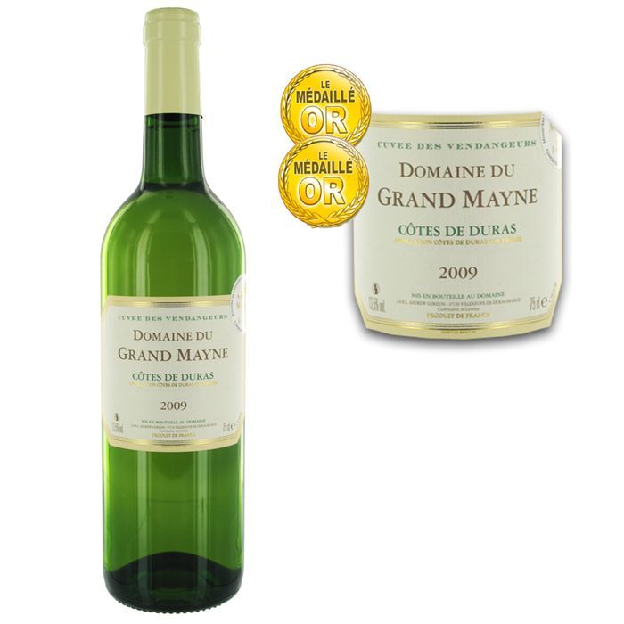 2009   Achat / Vente VIN BLANC Domaine du Grand Mayne 2009  